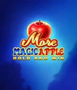 Enter the magical realm of the More Magic Apple slot game by 3 Oaks Gaming, highlighting a glistening red apple against a deep blue background. This image conveys the magical theme of the game. Perfect for fans of fantasy, the vibrant color scheme and attractive artwork make this slot stand out. 