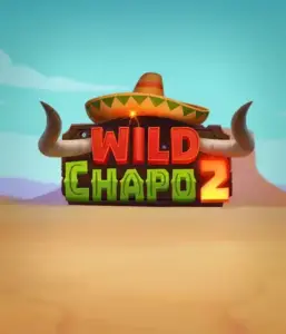 Embark on the lively Mexican desert with Wild Chapo 2 slot by Relax Gaming, featuring a whimsical bull wearing a sombrero amid a serene desert backdrop. This graphic conveys the excitement and culture of the game, great for those who love culturally inspired slots, delivering a delightful play experience.