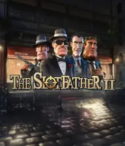 Step into the nefarious world of The Slotfather Part II game by Betsoft, featuring four iconic mafia characters set against a moody urban backdrop. This image captures the dramatic atmosphere of the mobster lifestyle with its striking character design and evocative setting. Perfect for players attracted to mafia stories, offering a gripping escape. 