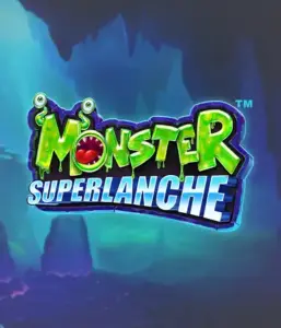 Enter the spooky depths with the Monster Superlanche game by Pragmatic Play, showcasing a colorful and charming monster logo before a shadowy cave background. This graphic captures the fun and excitement of a monster-themed game, great for fans of monster slots, providing a unique gaming experience. 